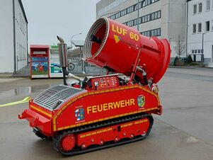 BHF setzt auf Löschroboter: Erstes LUF 60 in Nordbayern wird auch im zivilen Brandschutz eingesetzt