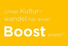 &quot;Unser Kulturwandel hat einen Boost erlebt!&quot;