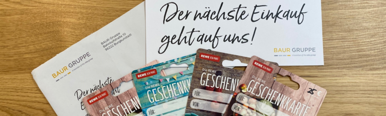 Sonderleistungen: Rewe-Gutschein