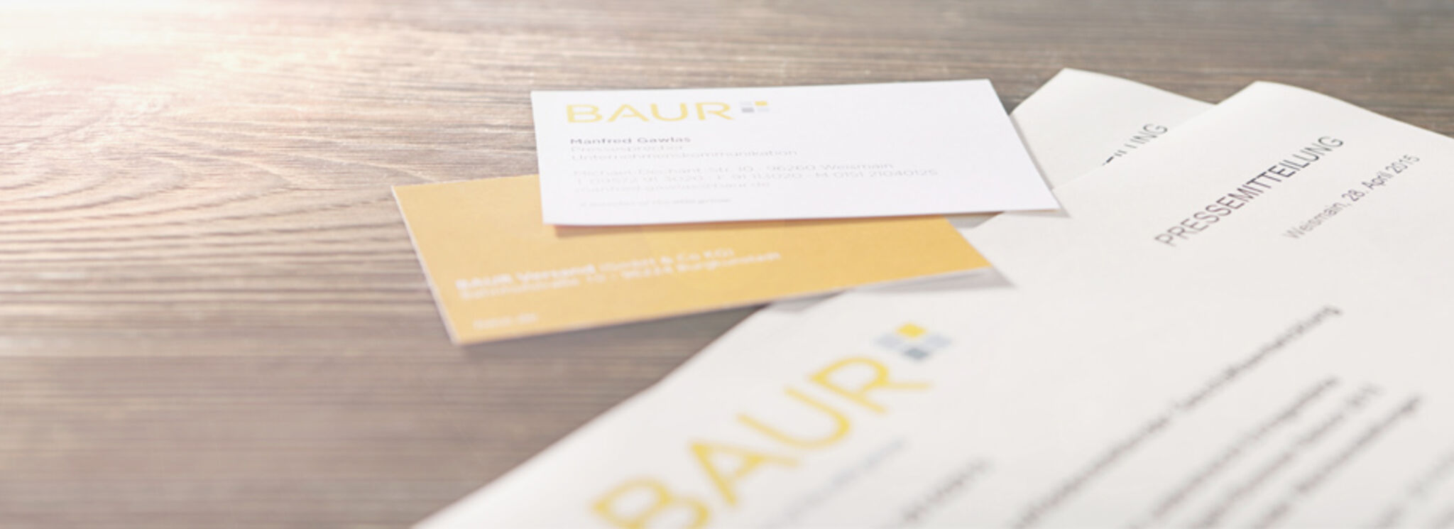 Kontakt Die BAURGruppe