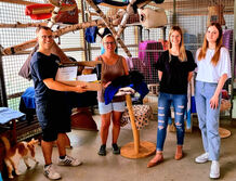 BAUR-Gruppe überreicht Geldspende an den Lichtenfelser Tierschutzverein